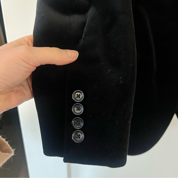 Black Velvet Blazer NWT JCREW - Picture 4 of 5